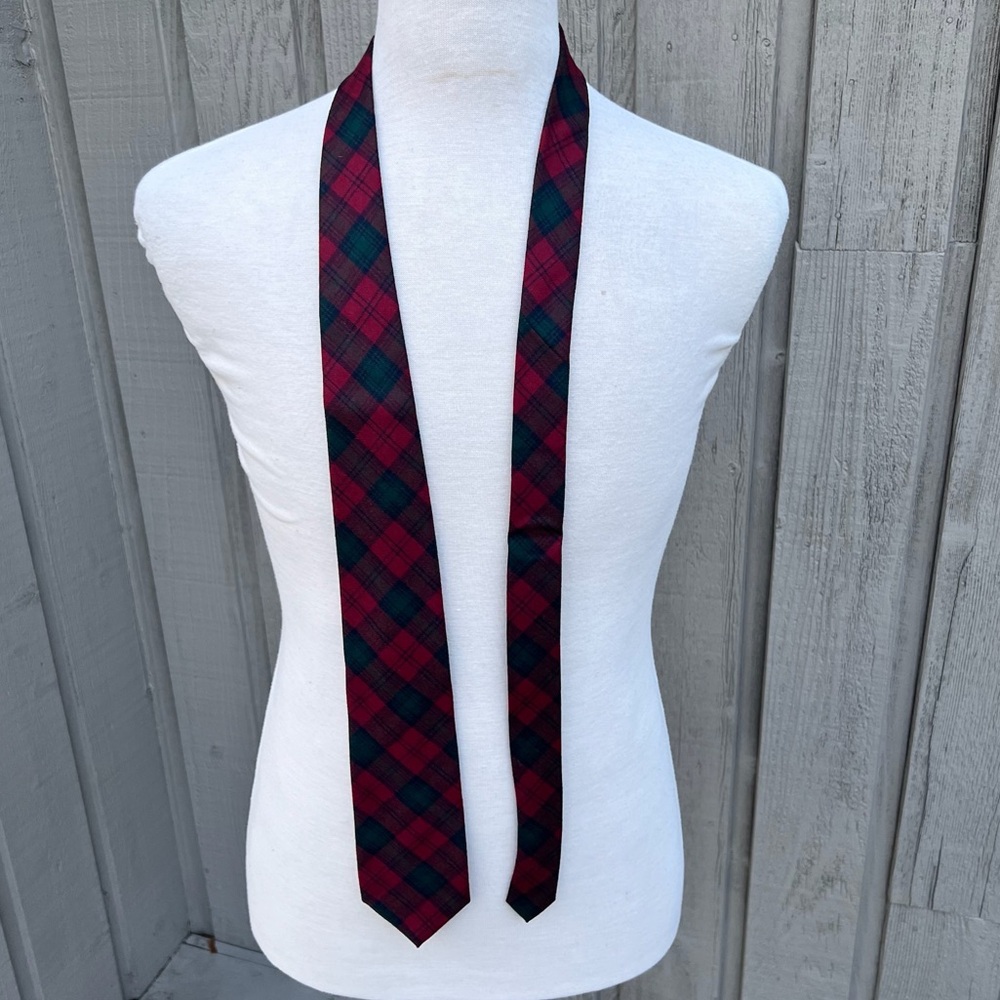 J. Crew Holiday Plaid Neck Tie